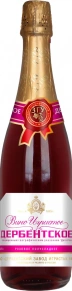 Игристое вино розовое полусладкое, Дербентское, 0.75 л