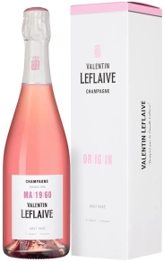 Шампанское MA Brut Rose, Valentin Leflaive, Champagne AOC, 2019, 0.75 л (п/у)