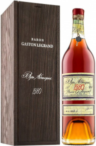 Арманьяк Baron G. 1980 Bas, gift box, Cognac Lheraud