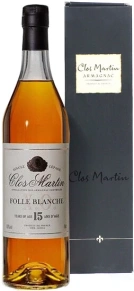 Арманьяк Folle Blanche, Clos Martin, XO, 15 лет, 0.7 л (п/у)