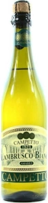 Игристое вино Lambrusco Bianco dell'Emilia, Campetto, IGT, 0.75 л