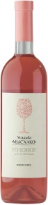Вино Розовое, Усадьба Мысхако, 2016, 0.75 л