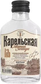 Водка Северная Легенда, Карельская, 0.1 л