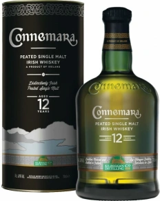 Виски Peated Single Malt, Connemara, 12 лет, 0.7 л (п/у)
