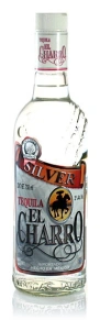 Текила Silver, El Charro, 0.375 л
