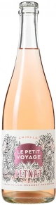 Игристое вино Criolla Pet Nat Еxtra Brut Rose, Le Petit Voyage, 2023, 0.75 л