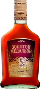 Коньяк Золотой медальон, 5 лет, 0.25 л