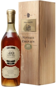 Коньяк Prunier, 40 лет, 0.7 л (п/у)