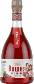 Ликер Вишня на Коньяке, Подруга, 0.5 л