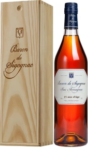 Арманьяк Baron de Sigognac, 15 лет, 0.7 л (п/у)