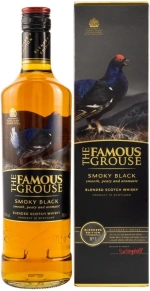 Виски Smoky Black, The Famous Grouse, 3 года, 1 л (п/у)