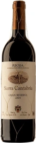 Вино Gran Reserva, Sierra Cantabria, DOCa, 2004, 0.75 л