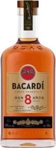 Ром Bacardi, 8 лет, 0.7 л (п/у)