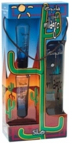 Текила Silver Box и 2 glasses, Leyenda del Milagro, 0.75 л (п/у)