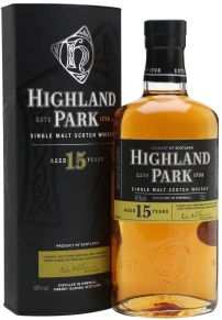 Виски Highland Park, 15 лет, 0.7 л (п/у)
