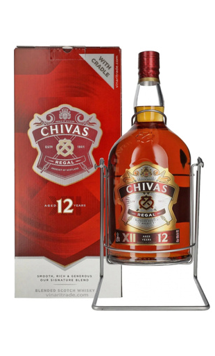 Виски "Chivas Regal" 12 years old 4.5 L / Чивас Ригал 4.5 л (качели)