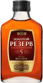 Коньяк Золотой Резерв, VSOP, 5 лет, 0.1 л