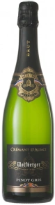 Игристое вино Cremant d'Alsace Pinot Gris, Wolfberger, 2019, 0.75 л