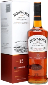 Виски Darkest, Bowmore, 15 лет, 0.7 л (п/у)