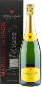 Шампанское Brut, Marquis de Sade, AOC, 0.75 л (п/у)