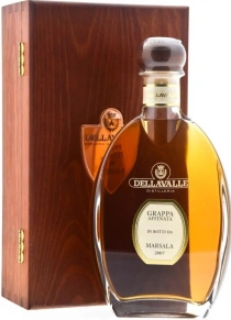 Граппа affinata in botti da Marsala, Dellavalle, 10 лет, 0.7 л (п/у)