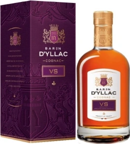 Коньяк Baron D'Yllac, VS, 2 года, 0.7 л (п/у)