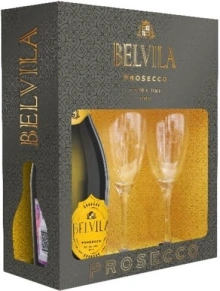 Игристое вино Belvila Prosecco Spumante Extra Dry, Villa degli Olmi, DOC, 0.75 л (п/у)