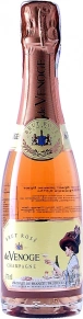 Шампанское Brut Rose, Champagne de Venoge, AOC, 0.375 л
