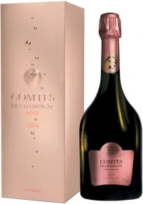 Шампанское Comtes de Champagne Rose, Taittinger, 2006, 0.75 л (п/у)