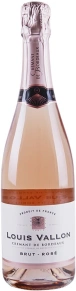 Игристое вино Cremant de Bordeaux Brut Rose, Louis Vallon, AOC, 0.75 л