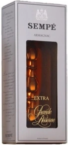 Арманьяк Extra Grande Reserve, Armagnac Sempe, не менее 15 лет, 0.75 л (п/у)