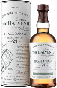 Виски Single Barrel Traditional Oak, Balvenie, 21 год, 0.7 л (п/у)