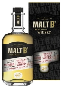 Виски England Single Malt, Malt B', 3 года, 0.7 л (п/у)