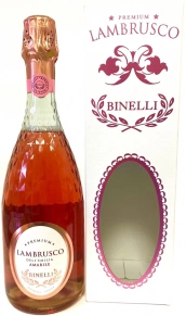 Игристое вино Lambrusco Rosato, Binelli Premium, IGT, 0.75 л (п/у)