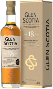 Виски Glen Scotia, 18 лет, 0.7 л (п/у)