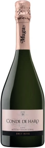 Игристое вино Cava Conde de Haro Brut Rose, Muga, DOC, 2015, 0.75 л