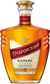 Коньяк Дубровский, 5 zvezd, 5 лет, 0.5 л