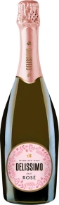 Игристое вино Brut Rose, Delissimo, 0.75 л