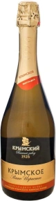 Игристое вино Белое Полусладкое, Крымский винный завод, 0.75 л