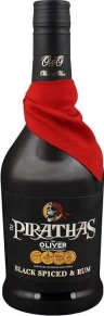 Ром Black Spiced & Rum, De Pirathas, 12 лет, 0.7 л