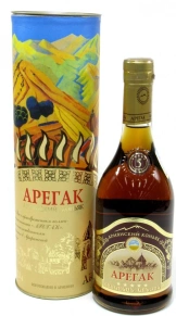 Коньяк Арегак, 5 Stars, 5 лет, 0.5 л (п/у)