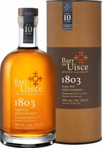 Виски 1803, Barr an Uisce, 10 лет, 0.7 л (п/у)