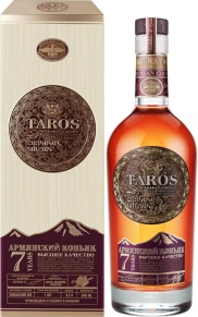 Коньяк Taros, KV, 7 лет, 0.5 л (п/у)