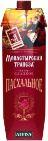 Вино Пасхальное, Монастырская Трапеза, 1 л