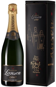 Шампанское Black Label Brut, Lanson, 0.75 л (п/у)