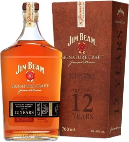 Виски Signature Craft, Jim Beam, 12 лет, 0.7 л (п/у)