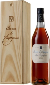 Арманьяк Baron de Sigognac, Vintage, около 36 лет, 0.7 л (п/у)