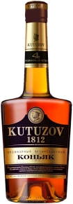 Коньяк Kutuzov, 4 zvezdy, 4 года, 0.5 л