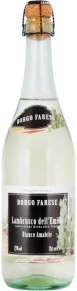 Игристое вино Lambrusco dell'Emilia Bianco, Borgo Farese, IGT, 0.75 л