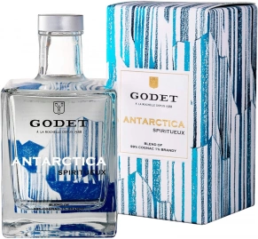 Коньяк Icy White, Godet Antarctica, 2 года, 0.5 л (п/у)